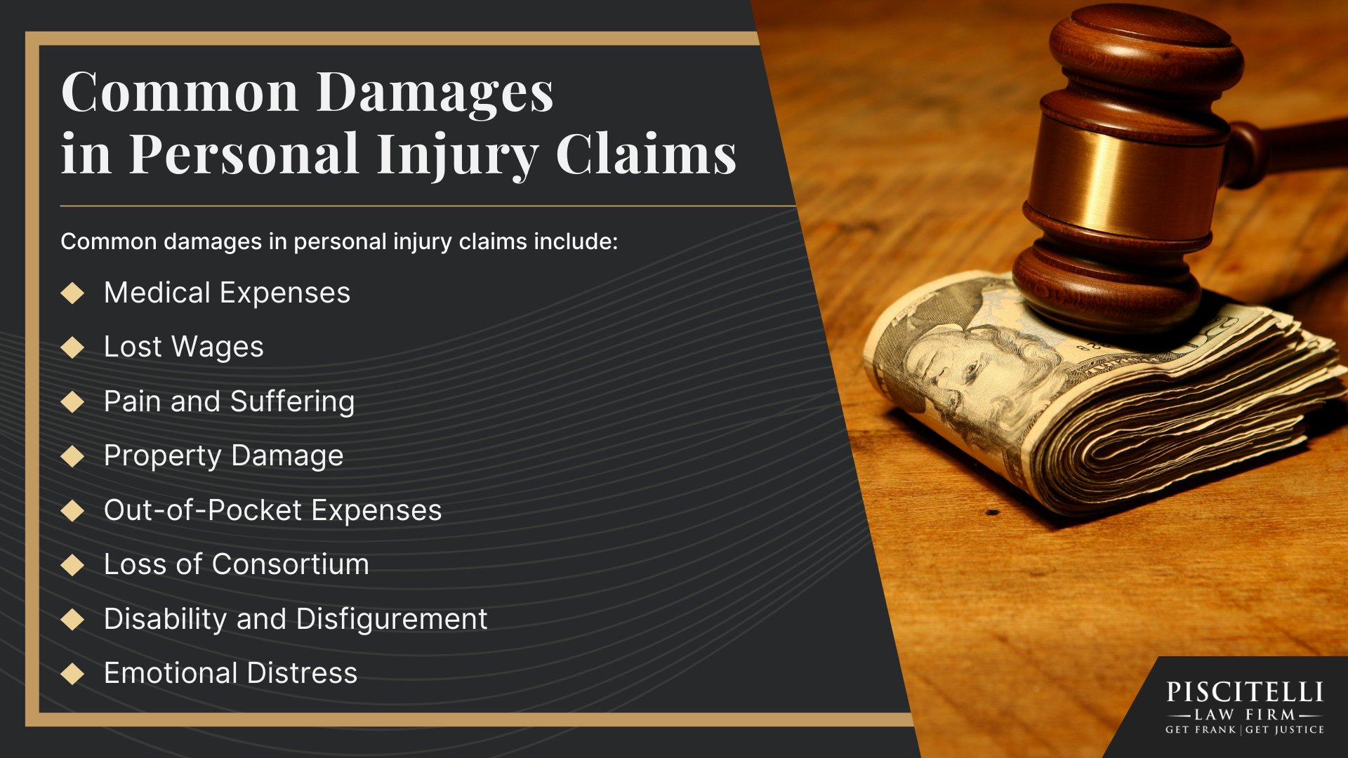 Meet Frank Piscitelli; Types of Personal Injury Cases We Handle; What To Do After Suffering a Personal Injury in Cleveland, OH; Gathering Evidence for a Personal Injury Case; Common Damages in Personal Injury Claims