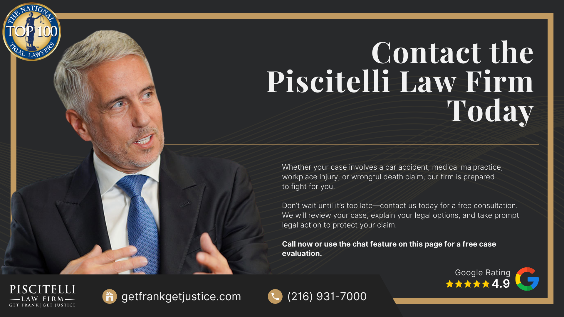 What is the Statute of Limitations for a Personal Injury Lawsuit in Ohio; Why Is the Statute of Limitations Important for Your Personal Injury Claim; How to Protect Your Right to File a Personal Injury Lawsuit in Ohio; Do You Qualify for a Personal Injury Claim in Ohio; Contact the Piscitelli Law Firm Today