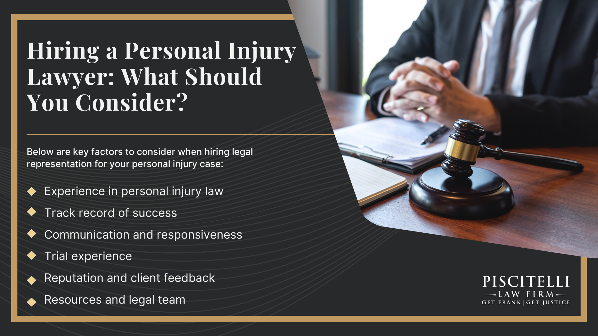 The Steps of a Personal Injury Lawsuit in Ohio Explained; Gathering Evidence for a Personal Injury Lawsuit; Will I Have to Go to Court for My Personal Injury Lawsuit; Hiring a Personal Injury Lawyer_ What Should You Consider