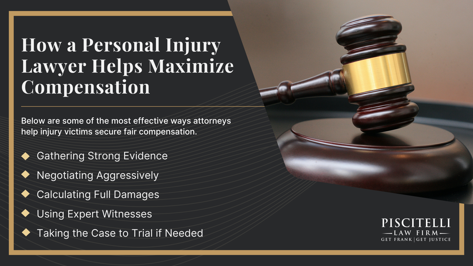 When Should You Hire a Personal Injury Lawyer; The Core Responsibilities of a Personal Injury Lawyer; How a Personal Injury Lawyer Helps Maximize Compensation