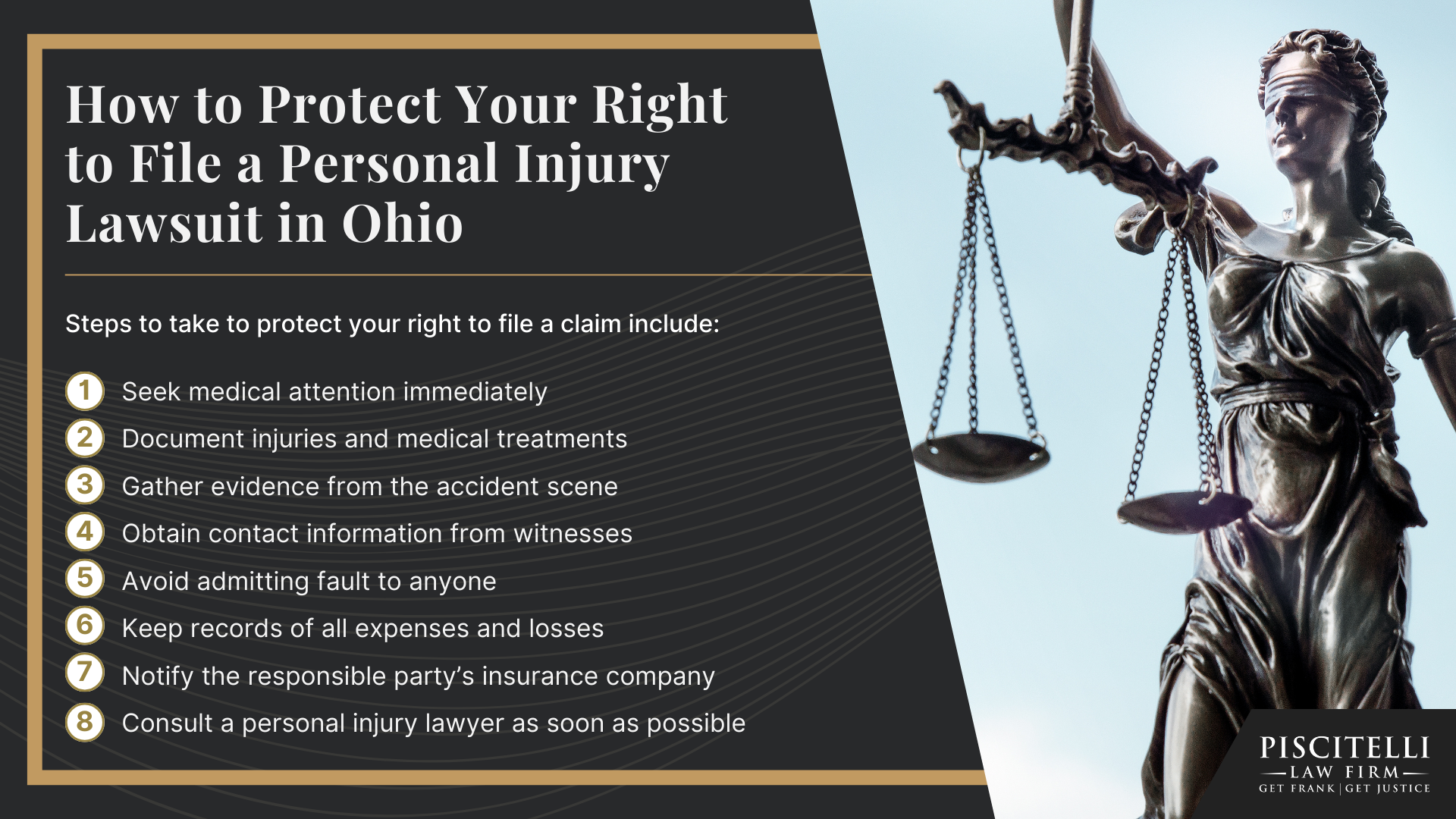 What is the Statute of Limitations for a Personal Injury Lawsuit in Ohio; Why Is the Statute of Limitations Important for Your Personal Injury Claim; How to Protect Your Right to File a Personal Injury Lawsuit in Ohio