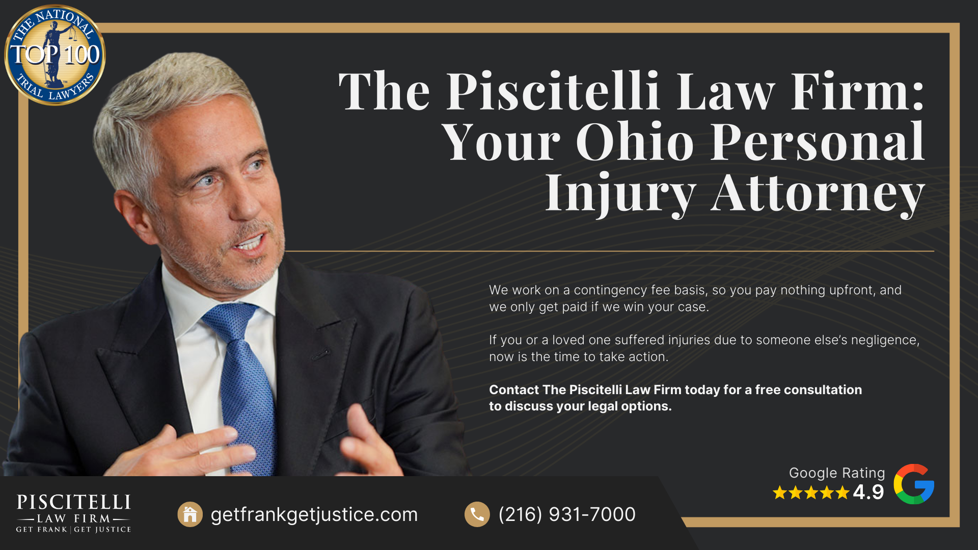 What are Average Personal Injury Settlement Amounts in Ohio; How are Personal Injury Settlement Amounts Calculated; Evidence in Personal Injury Cases; Common Damages in a Personal Injury Claim; What to Know About Hiring a Personal Injury Lawyer; The Piscitelli Law Firm_ Your Ohio Personal Injury Attorney