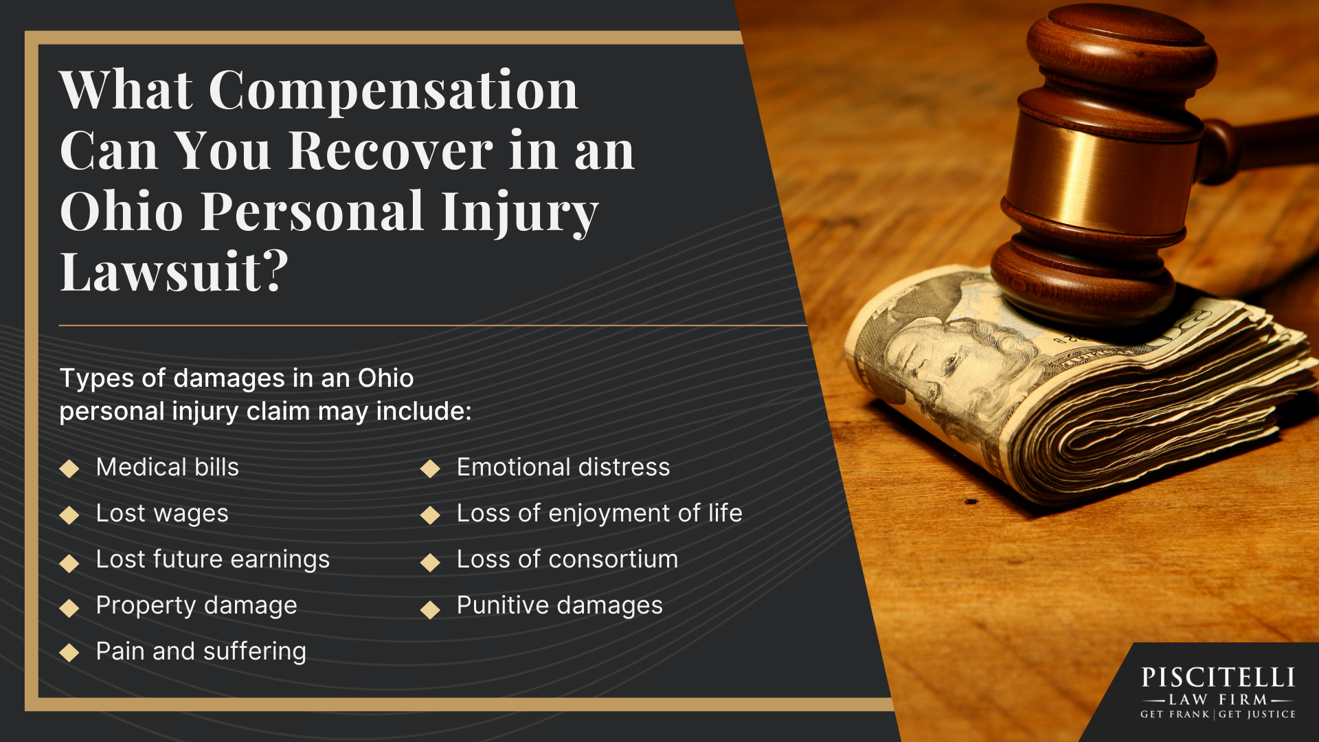 Steps of the Ohio Personal Injury Lawsuit Process Explained; What Compensation Can You Recover in an Ohio Personal Injury Lawsuit