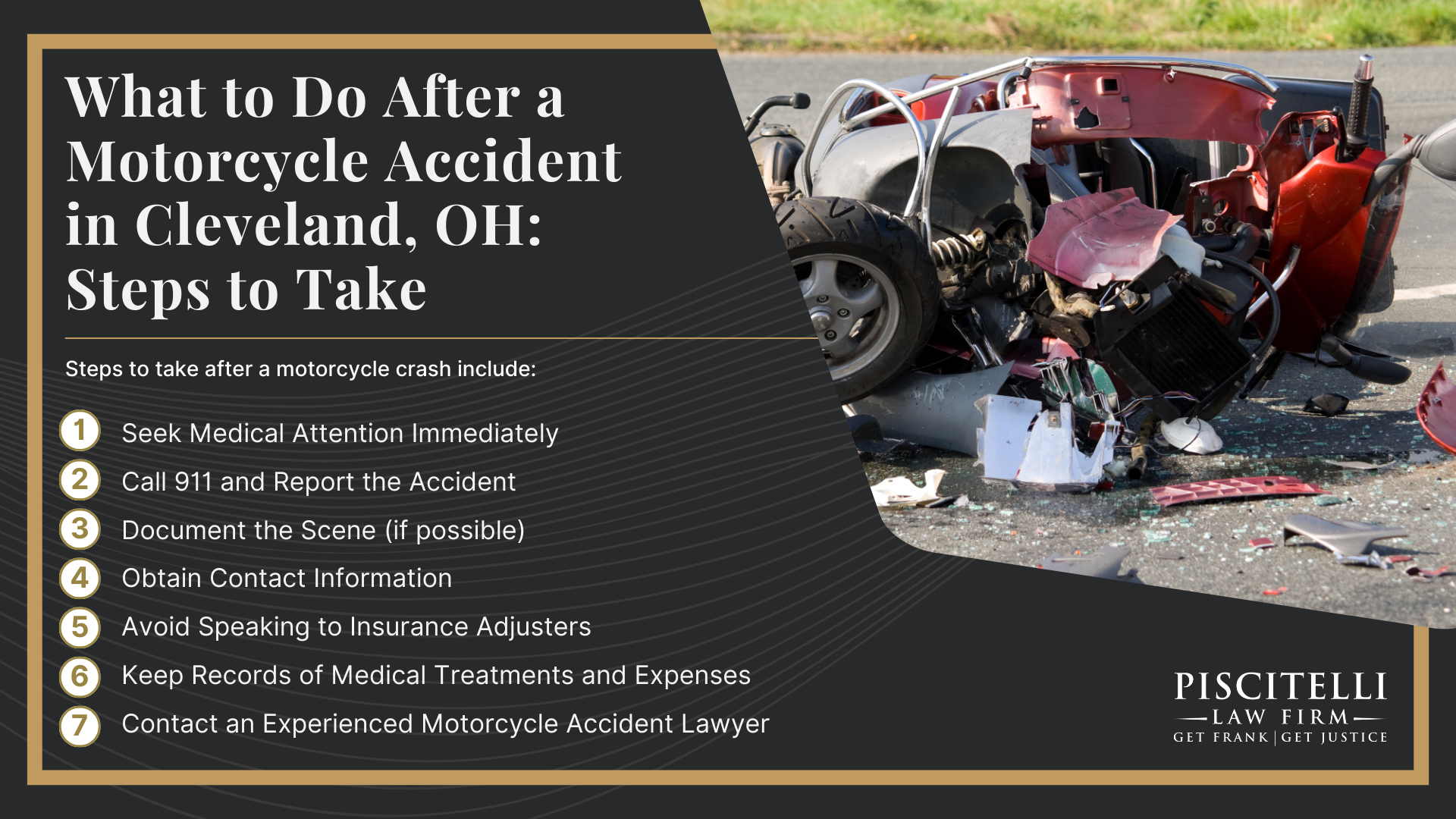 Meet Frank Piscitelli_ One of Cleveland's Top Motorcycle Accident Attorneys; What to Do After a Motorcycle Accident in Cleveland, OH_ Steps to Take