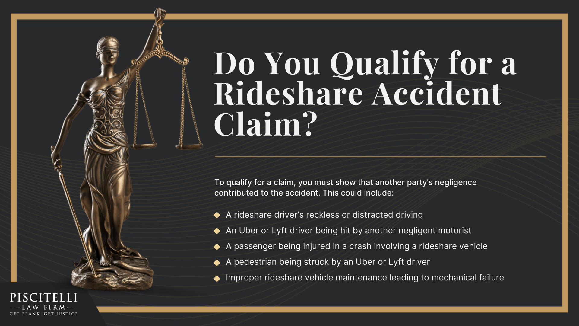 Frank Piscitelli_ One of Mentor's Top Uber & Lyft Accident Attorneys; What to Do After a Car Accident Involving Lyft or Uber Vehicle in Mentor, OH;  Gathering Evidence for Rideshare Accident Cases; Damages in a Rideshare Accident Claim; The Legal Process for Rideshare Accident Cases in Ohio; Do You Qualify for a Rideshare Accident Claim