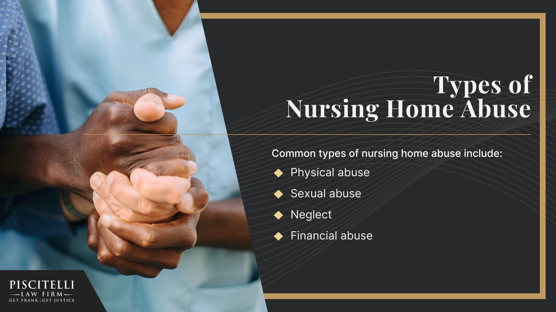 Meet Our Experienced Nursing Home Abuse Attorney_ Frank Piscitelli; What To Do If You Suspect Nursing Home Abuse or Neglect in Ohio; Gathering Evidence for a Nursing Home Abuse Lawsuit; Damages in Nursing Home Neglect and Abuse Cases; The Legal Process for Nursing Home Abuse Cases in Ohio Explained; Types of Nursing Home Abuse