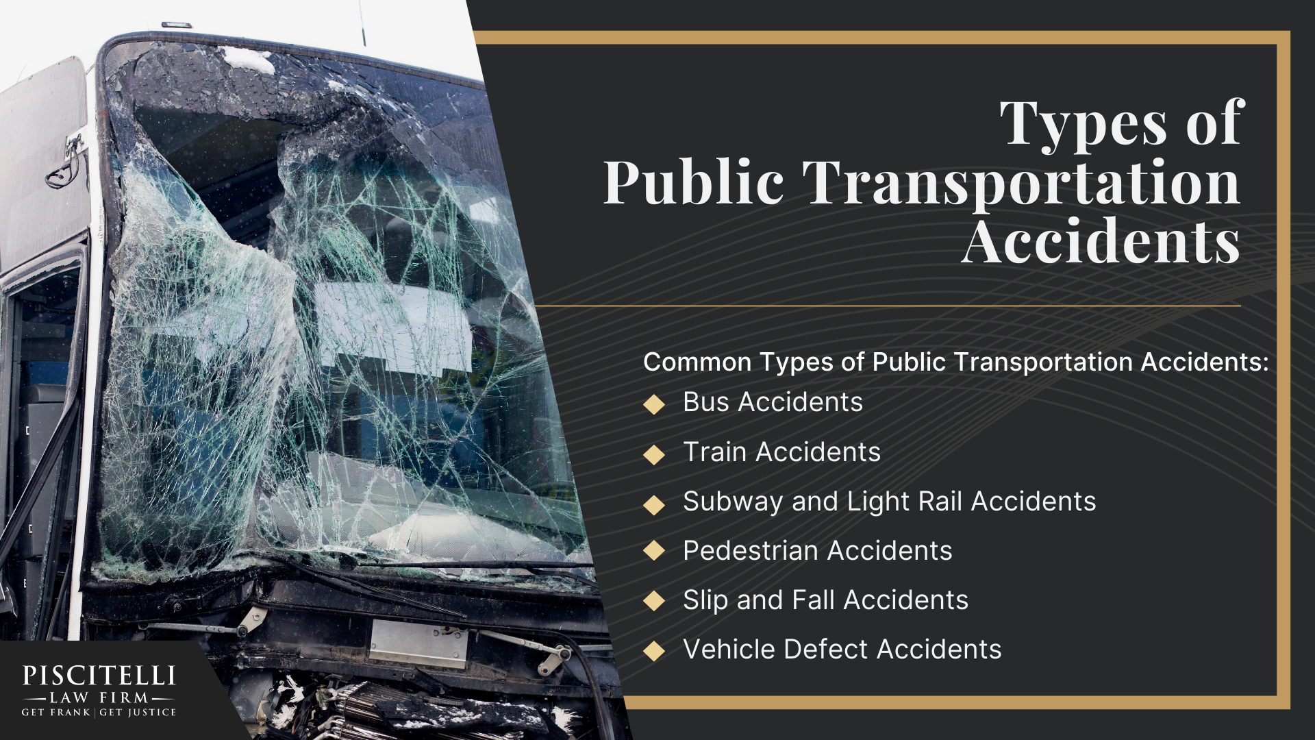 Frank Piscitelli_ One of Mentor's Top Public Transportation and Bus Accident Lawyers; What to Do After a Public Transportation Accident in Mentor, OH; Gather Evidence for a Public Transportation Injury Claim; Damages in a Public Transportation Accident Claim; Types of Public Transportation Accidents