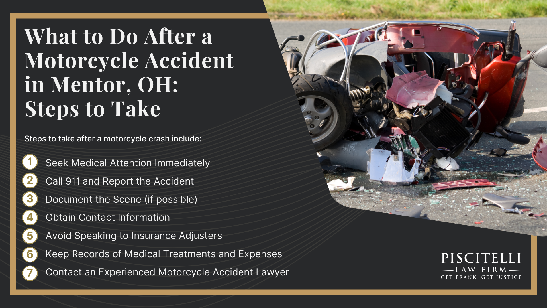 Meet Frank Piscitelli_ One of Mentor's Top Motorcycle Accident Attorneys; What to Do After a Motorcycle Accident in Mentor, OH_ Steps to Take