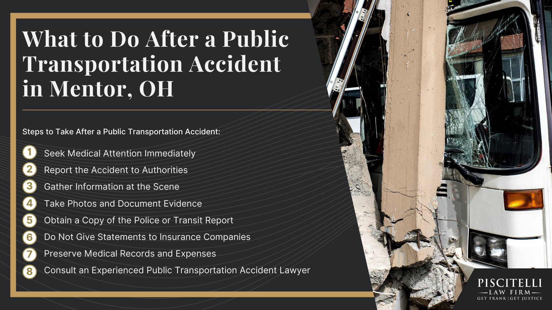 Frank Piscitelli_ One of Mentor's Top Public Transportation and Bus Accident Lawyers; What to Do After a Public Transportation Accident in Mentor, OH